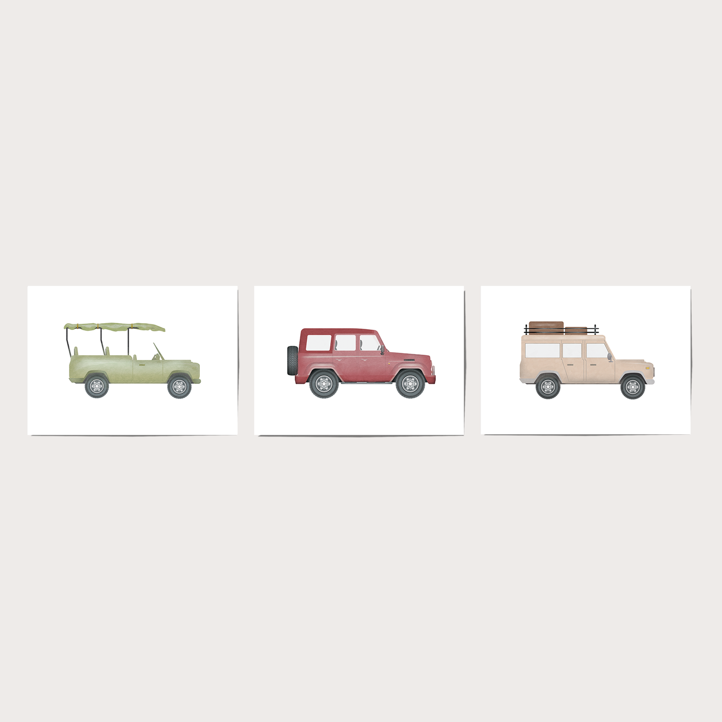 Safari Vehicles - Set