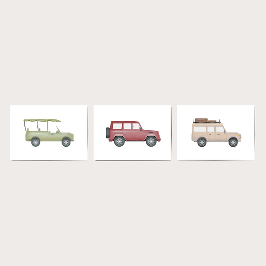 Safari Vehicles - Set